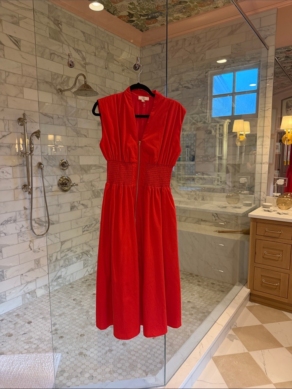 Red dress